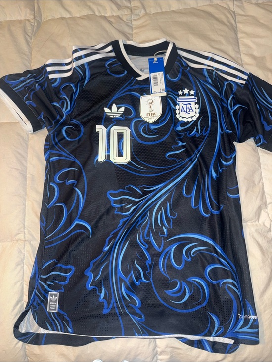 adidas Other - adidas Argentina Men's Black & Blue #10 Football Jersey